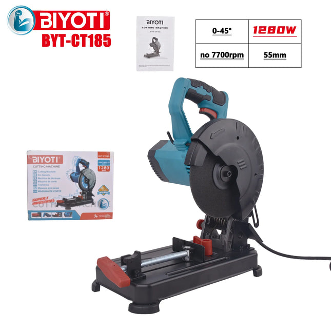 فيبر قص 7 أنش حديد 180 ملم 1280واط BYT CT185