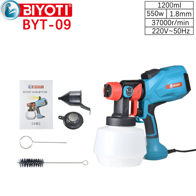 فرد رش دهان كهرباء 550واط 1200 مل  BYT-SP09