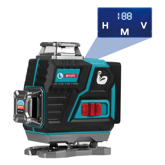 طقم ليفل ليزر 16 خط اخضر ديجيتال  BYT-4D17LL