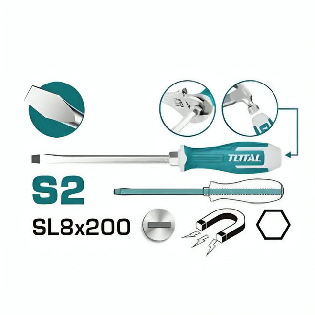 مفك ضرب Total THGS82006 8×200 mm