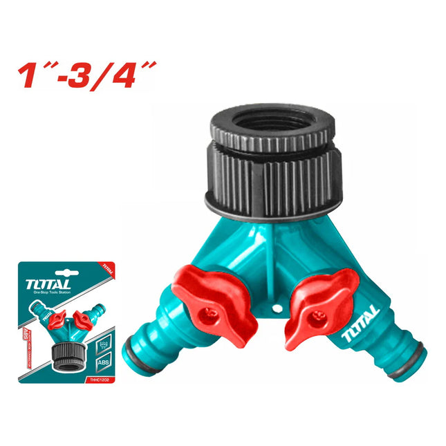 موزّع مع محبس كوبلينج بلاستيك Total THHC1202