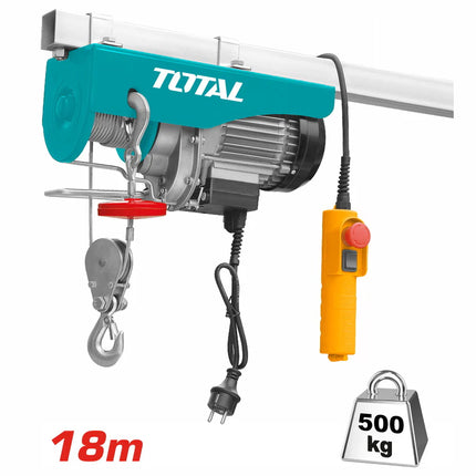 ونش رفع كهربائي حمولة 500 كجم، ارتفاع 18 متر Total TLH1952