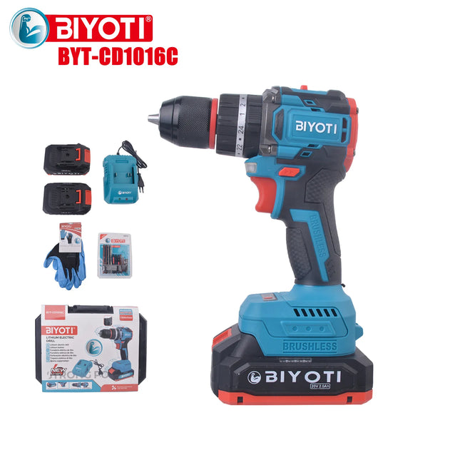 BYT CD-1016 درل شحن 20 فولت برشلس
