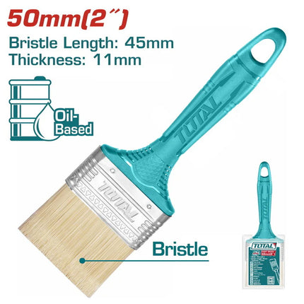 Total paint brushes with plastic handles - various sizes
