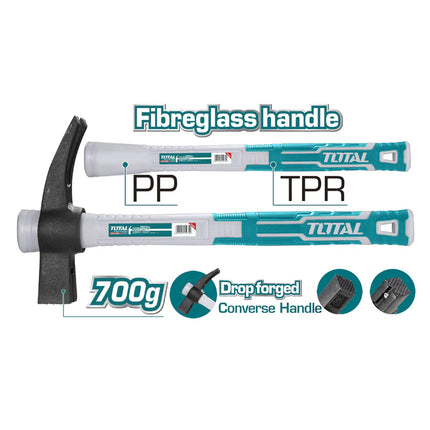 شاكوش طوبار مع يد فيبر Total THCHIT7006