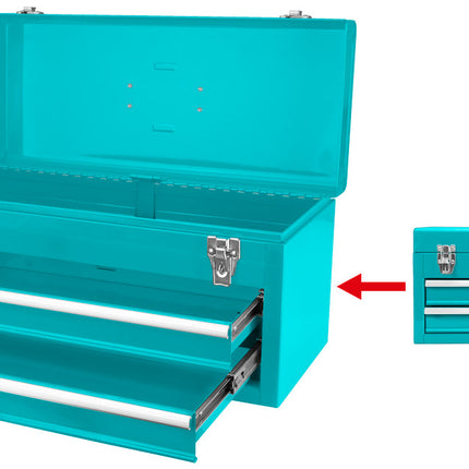 Total Portable Tool Box with Drawers